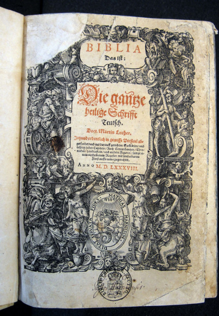 1588 - Die Neustadter Bibel mit den refomierten Kommentaren von David Pareus